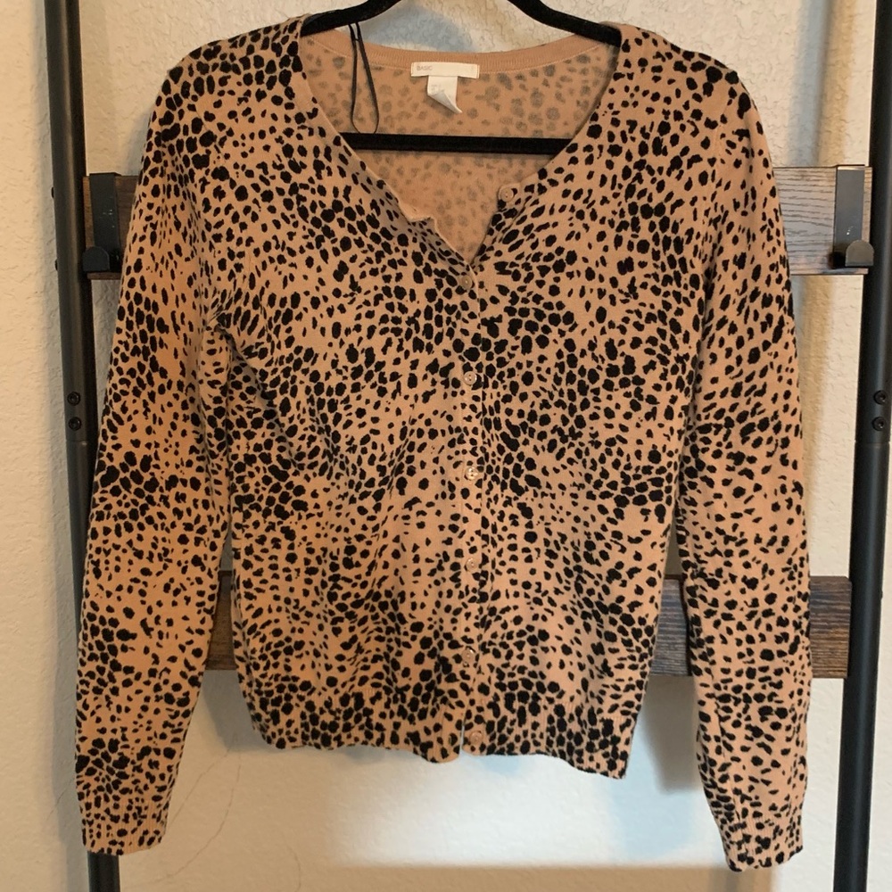 H&M leopard cardigan | S
